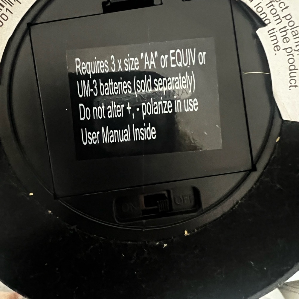 Industrial Cage Table Lamp with Brown Wood Base - Rustic Accent - Picture 4 of 4